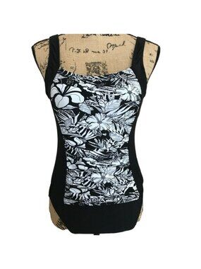 NEW Upopby Black & White Womens Swimsuit Size 8
